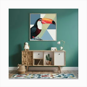 Mid Century Geometric Toucan Nursery Art Illustrat Fa4g4yvwshyjbpl4uiexra Tbwj7hpusmwbdpymuewgtw Canvas Print