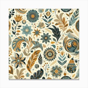 Floral Pattern Canvas Print