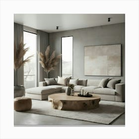 Modern Living Room 143 Canvas Print