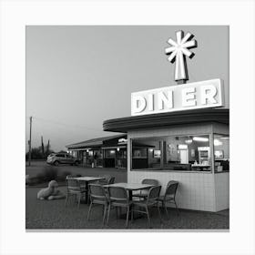 Diner Canvas Print