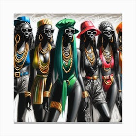 African Fashion Canvas Print