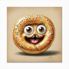 Bagel 12 Canvas Print