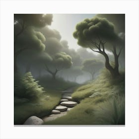 Forest Path Canvas Print