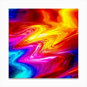 Color Brightness Vibrant Electric Power Gradient Vivid Intense Dynamic Radiant Glowing En (5) Canvas Print