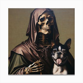 Time waits for No Dog V Canvas Print