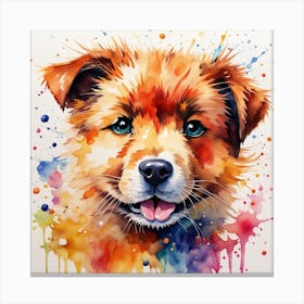 Pup (Water) Canvas Print