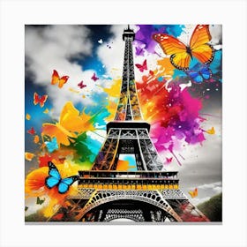 Paris Eiffel Tower 112 Canvas Print