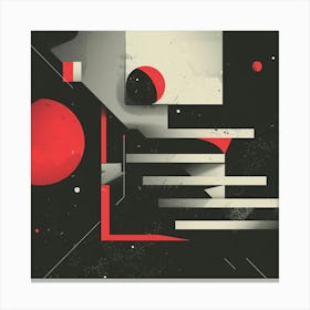 A Motion Graphics Minimal Illustration 4 Canvas Print