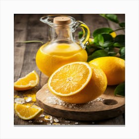 Juicing Lemons Canvas Print