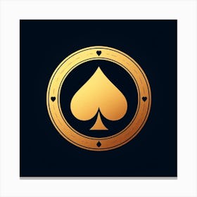 Ace Of Spades Logo Canvas Print