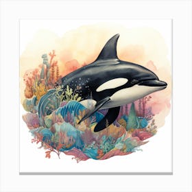 Orca Whale 3 Canvas Print