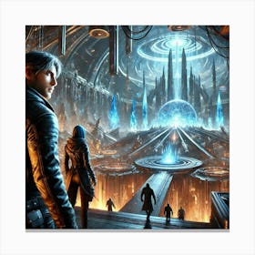 Rise Of The Dominion Scene Canvas Print