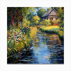 Tranquil River Reverie Canvas Print