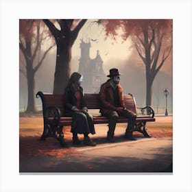 Ghosts And Goblins Canvas Print