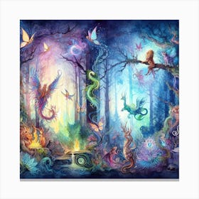 Fairy Forest 3 Canvas Print