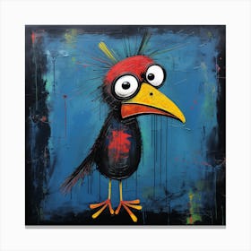 Crazy Parrot 5 Canvas Print