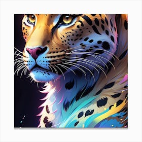 Leopard Art Canvas Print