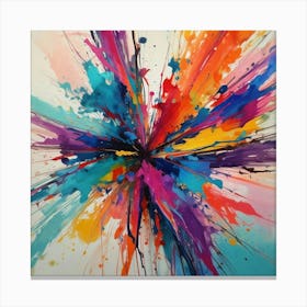 Abstract Painting Canvas Print