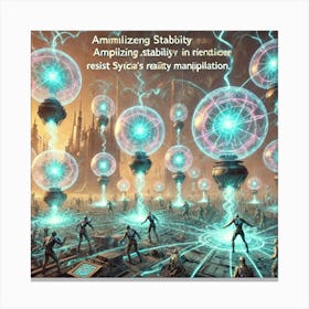 A Depiction Of The Harmonizers Amplifying Stabilit 1 Canvas Print