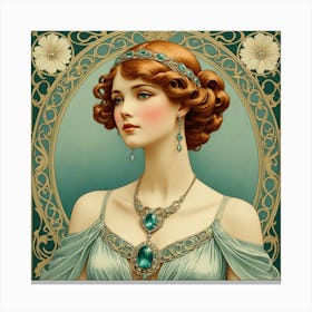 Edwardian Woman 2 Canvas Print