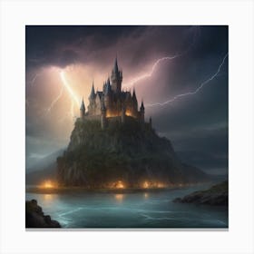 Fantasy Castle Canvas Print