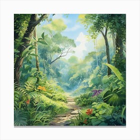 Forest Path Canvas Print