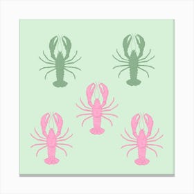 Lobsters Canvas Print