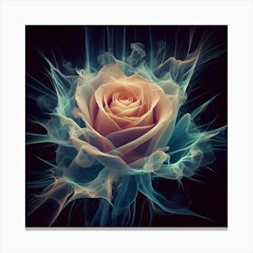 Abstract Rose 1 Canvas Print