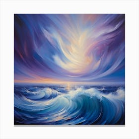 A Visual Representation Of A Symphony Spotlighting Expansive Curves Sweeping Across A Canvas Defin Canvas Print