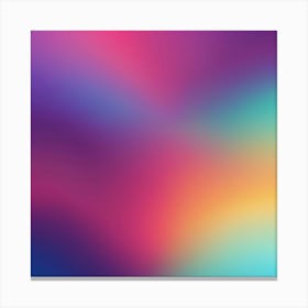 A smooth abstract gradient with vibrant colors transitioning seamlessly from one shade to another. The artwork should be modern, minimalistic, and visually striking, with an emphasis on color harmony Canvas Print