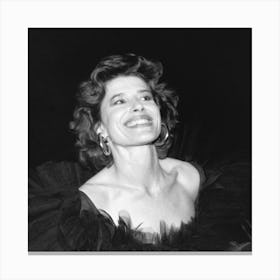 Fanny Ardant 1988 Canvas Print