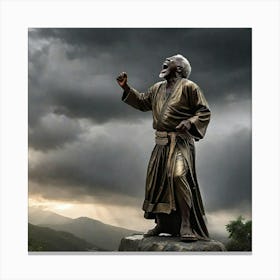 Statue Of Samson Canvas Print