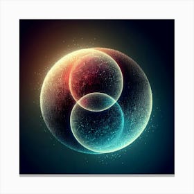 Abstract Sphere 3 Canvas Print