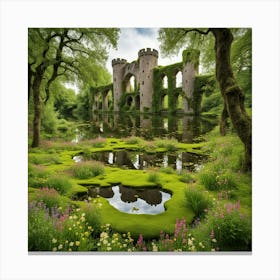 Castle In The Woods 1 Canvas Print