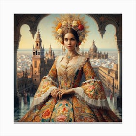 Spanish Lady Canvas Print