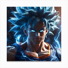 Goku Super Saiyan Blue Canvas Print