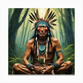 Wisdom Of The Forest Canvas Print