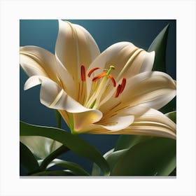 White Lily Canvas Print