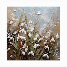 Snowdrops 3 Canvas Print