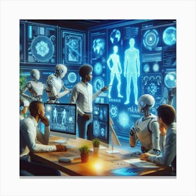 Humanoid Robots Canvas Print