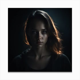 Create A Cinematic Light Effect On Black Background 3818581158 Canvas Print