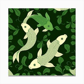 Koi Fish Pattern 7 Canvas Print