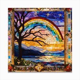 Rainbow In The Sky Canvas Print