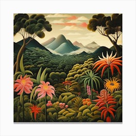 Tropical Landscape 1 Canvas Print
