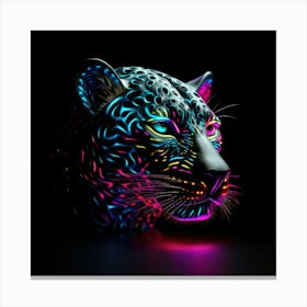 Neon Leopard 2 Lienzo