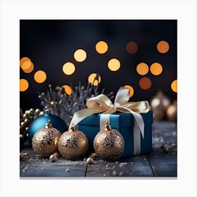 Elegant Christmas Gift Boxes Series006 Canvas Print