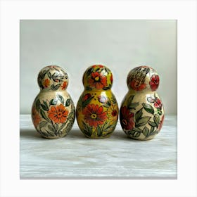 Russian Nesting Dolls Canvas Print