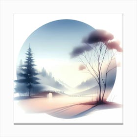 Landscape Painting 53 Canvas Print