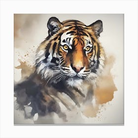 Tiger Wash Canvas Print