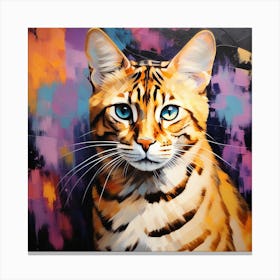 Bengal cat 6 Canvas Print